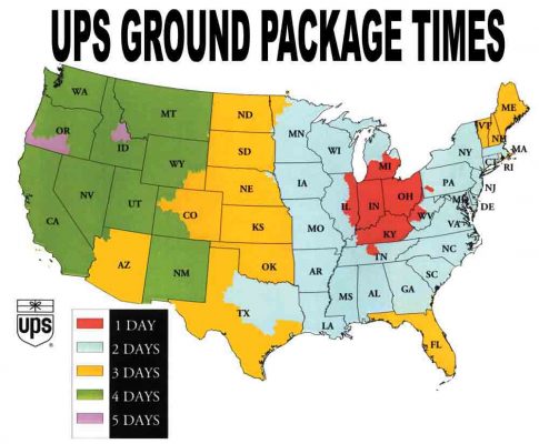 UPS Ground Delivery Time