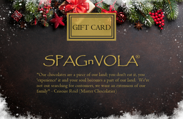 Chocolate gift card