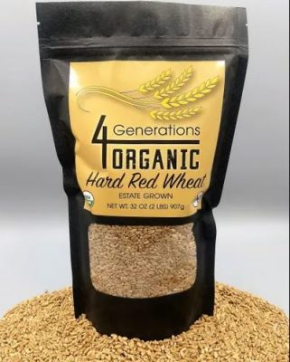 Organic Ruby Lee Wheat Berries 2 lbs