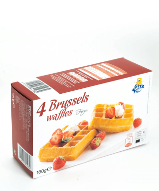 Mini Belgian Waffles - Brussels Waffles by Dely Wafels - 4 ea 40gr (1.41oz)