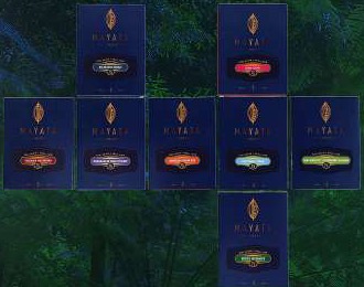 MAYATA Pure Origin Tablet Gift Box, 8 x 35 g Dark Chocolate 75%